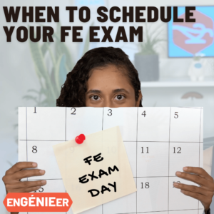 FE exam schedule day